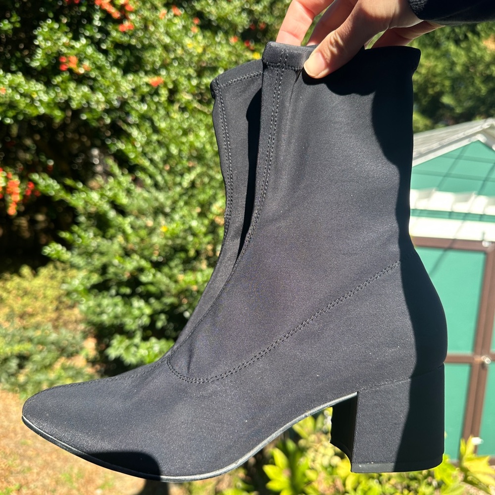 Vagabond Black Heeled Boots